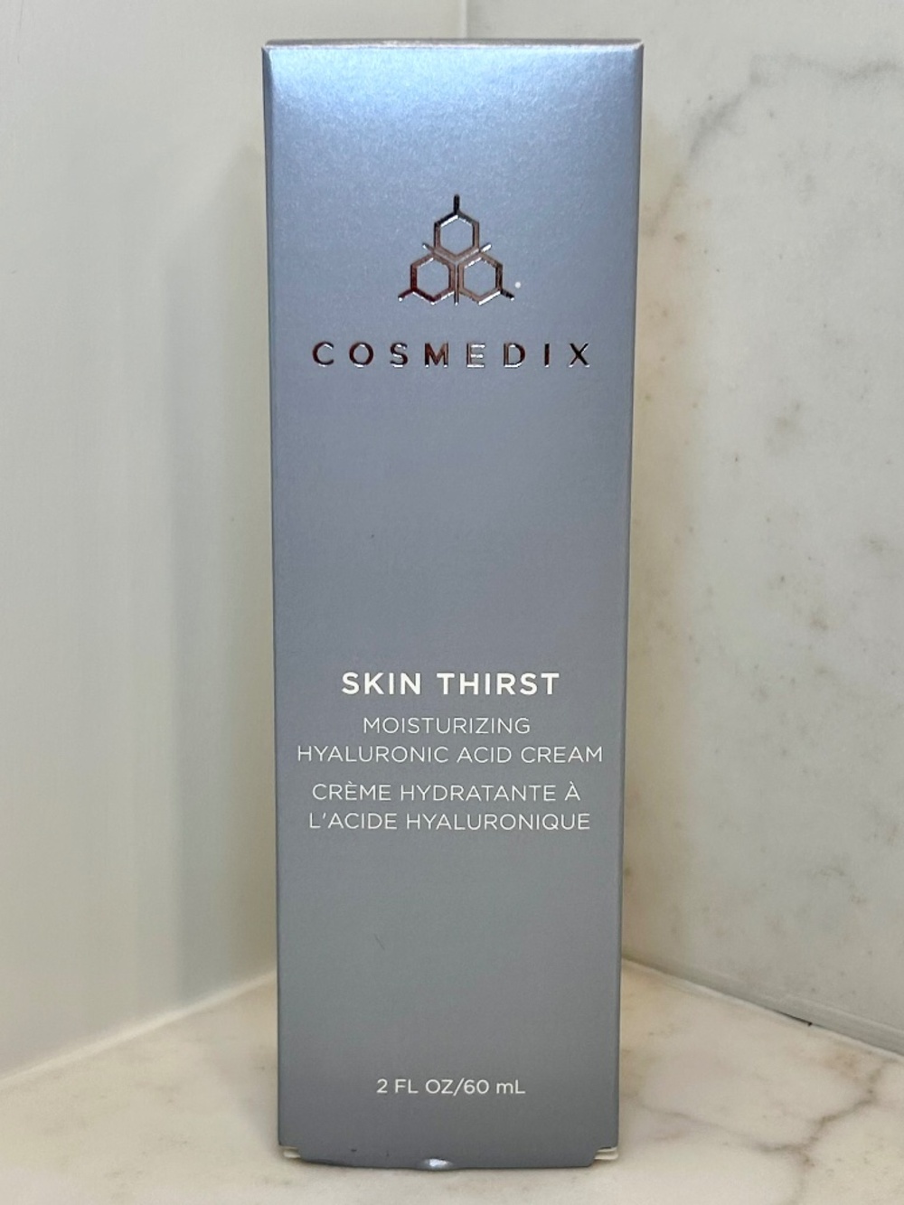 NIB Cosmedix Skin Thirst Moisturizing Hyaluronic Acid Cream - Full Size 2 fl oz